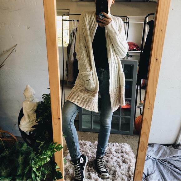 Urban Outfitters Sweaters - Thick Chunky Cardigan Sweater Boho Grunge Slouchy